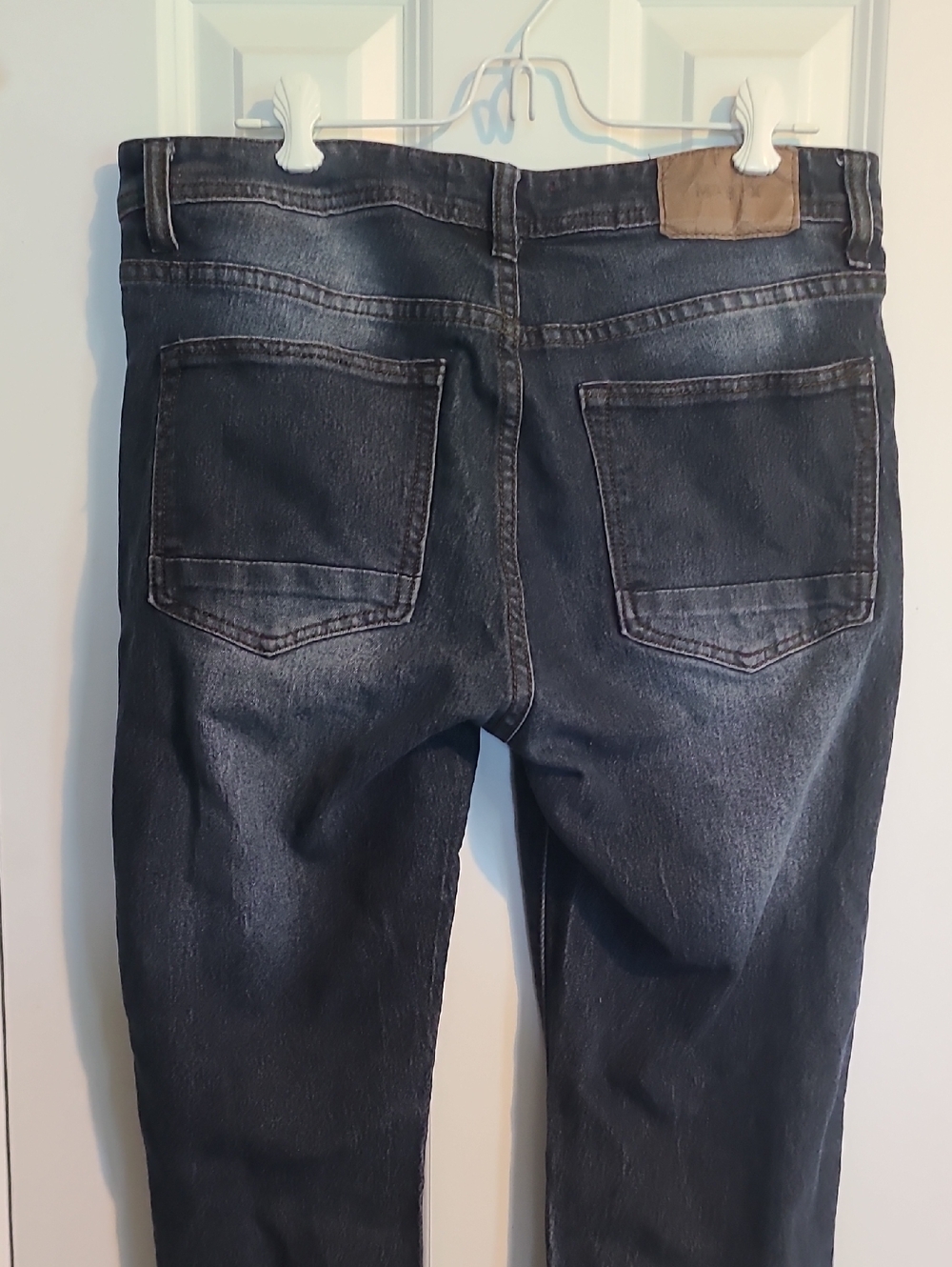 M•B•X Men’s Slim Jeans - Dark Blue - Picture 4 of 6